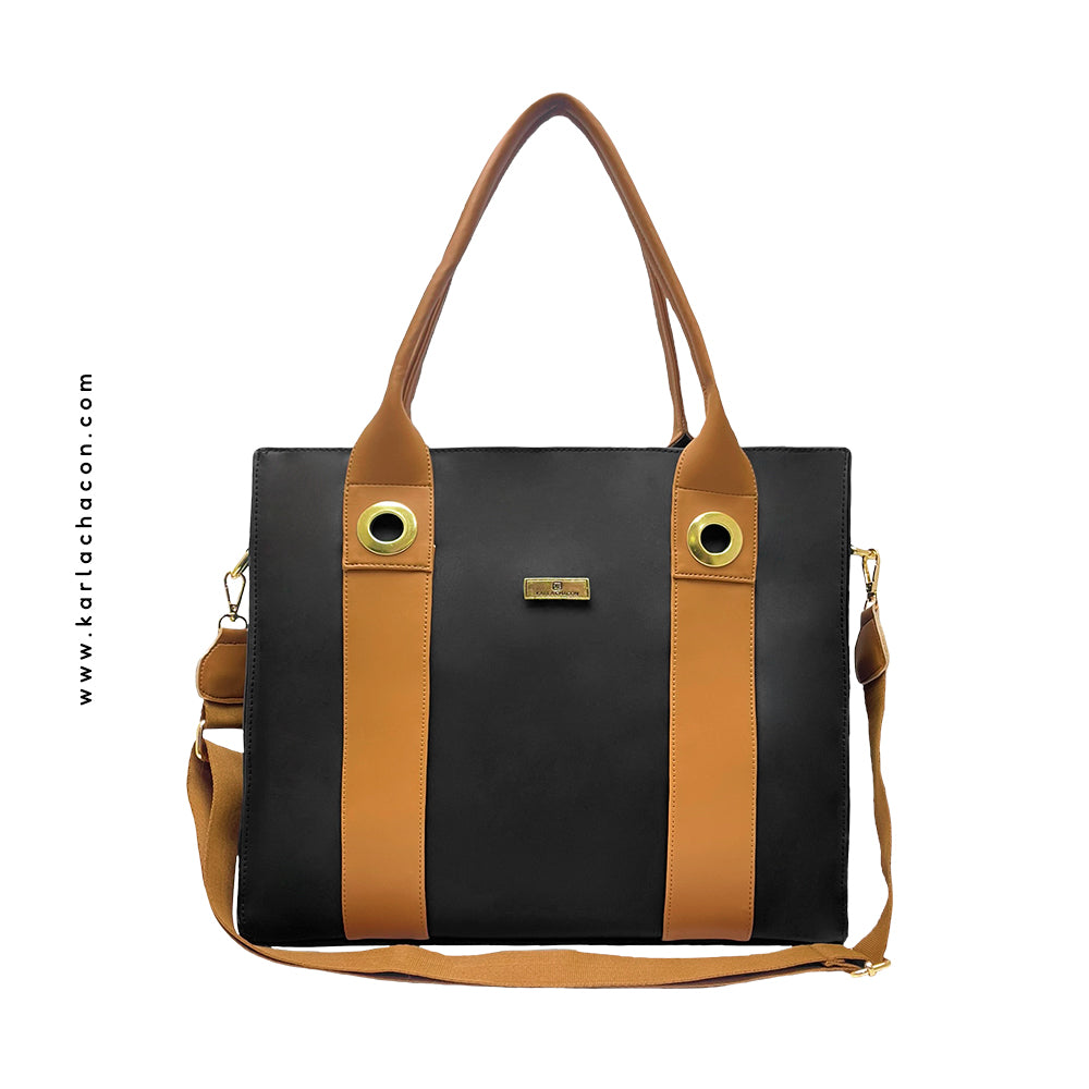 Bolso Doble Funcion Amber Negro