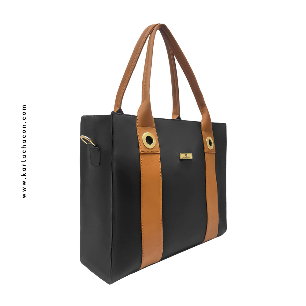 Bolso Doble Funcion Amber Negro