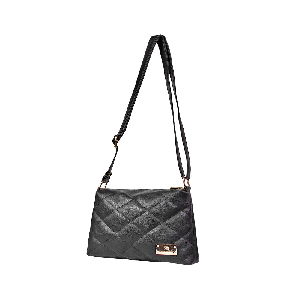 Bolso Cuba Negro Con Monedero