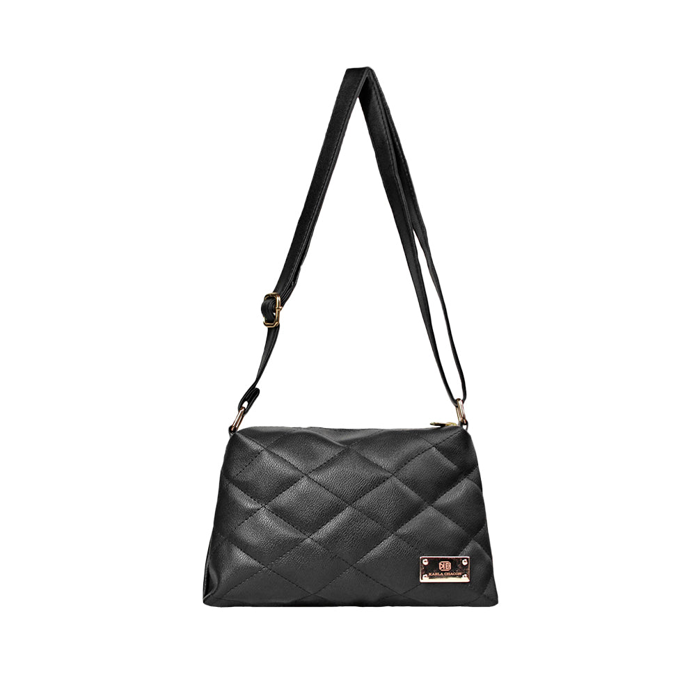 Bolso Cuba Negro Con Monedero