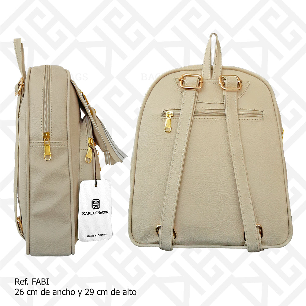 Bolso Morral Fabi Beige