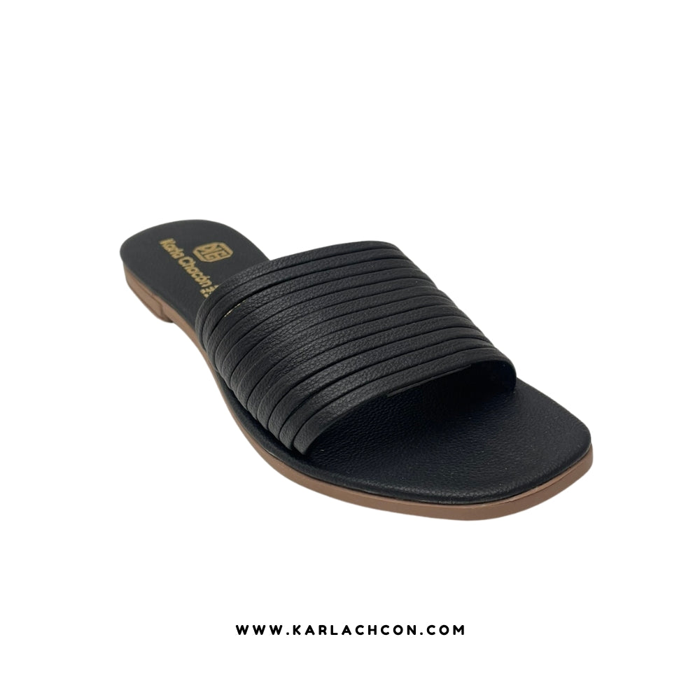 Sandalia Plana Francy Negro