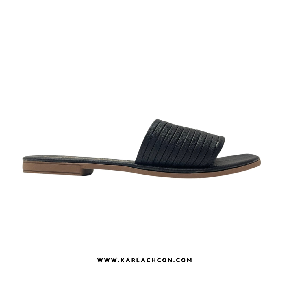 Sandalia Plana Francy Negro