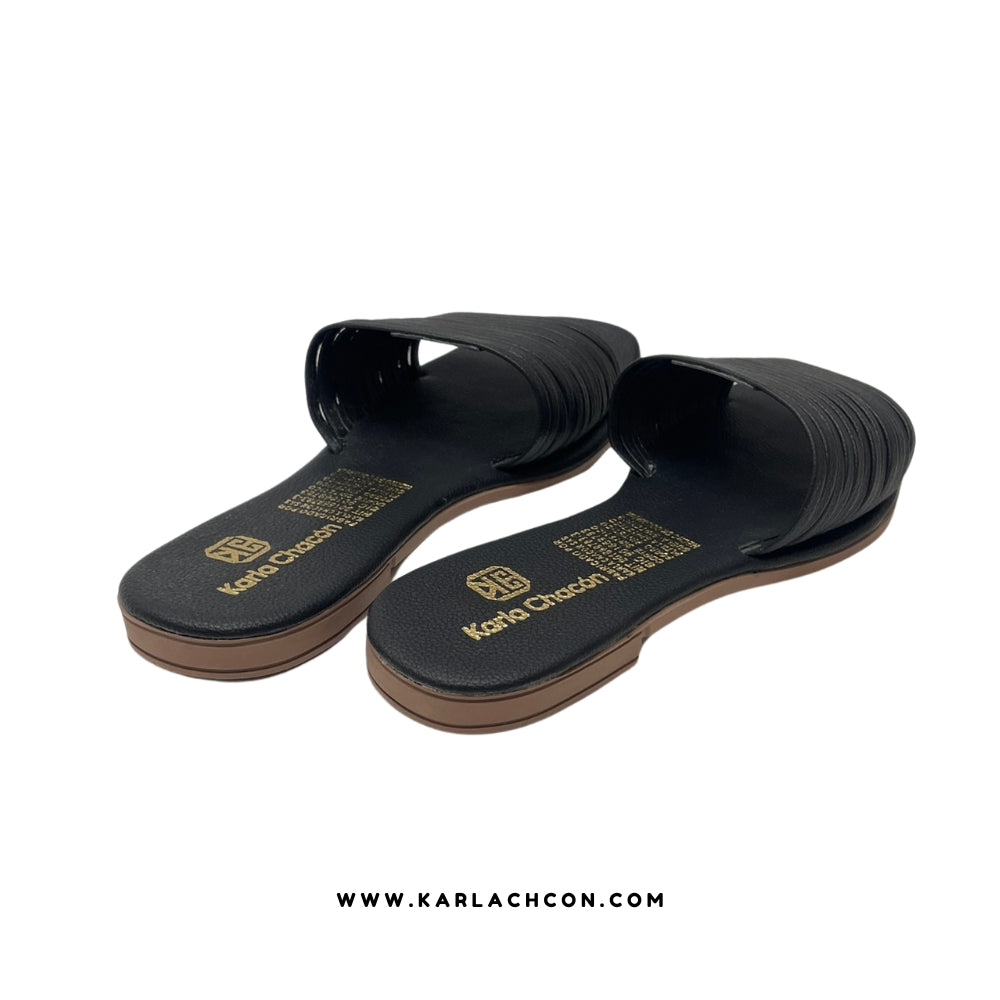 Sandalia Plana Francy Negro