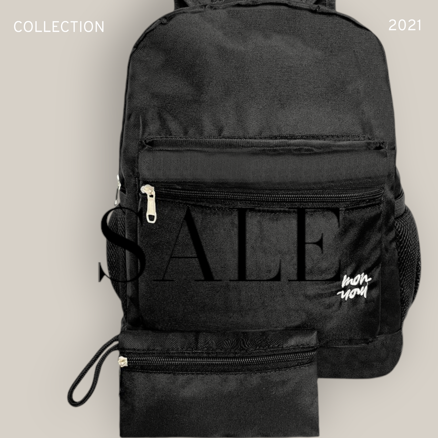 Morral Gaia Negro con cartuchera