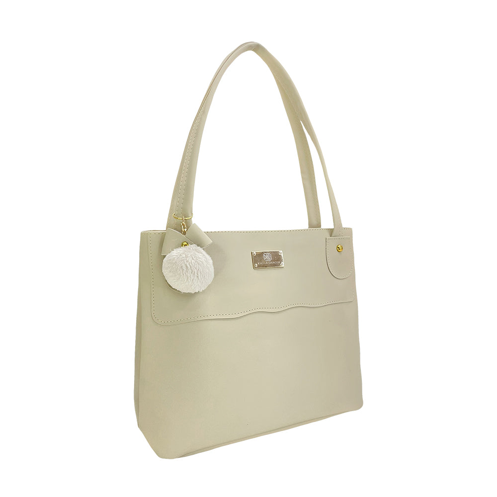 Bolso Grande con Cosmetiquera Gema Beige