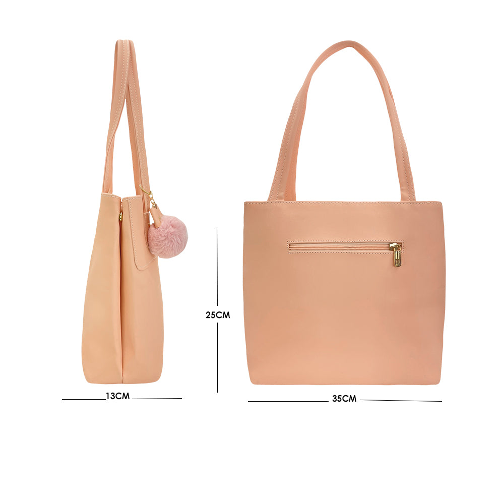 Bolso Gema Rosa con Cosmetiquera