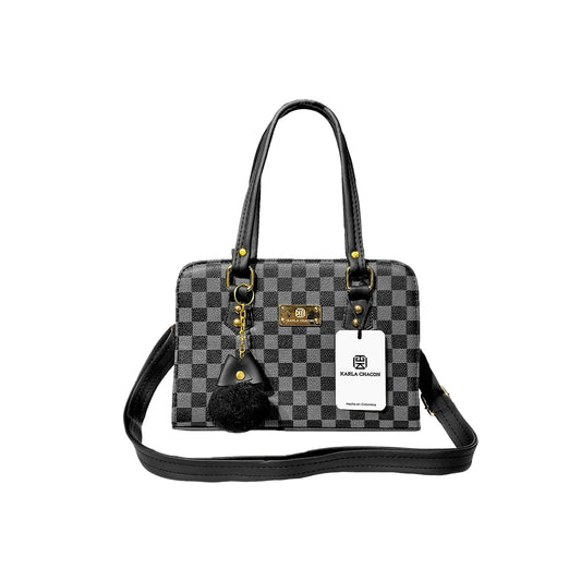 Bolso Hana Negro Con Correa Ajustable