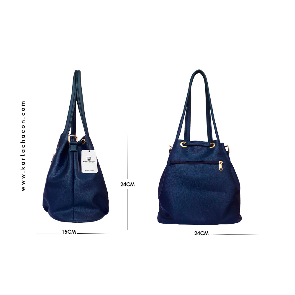 Bolso Bucket Iris Azul