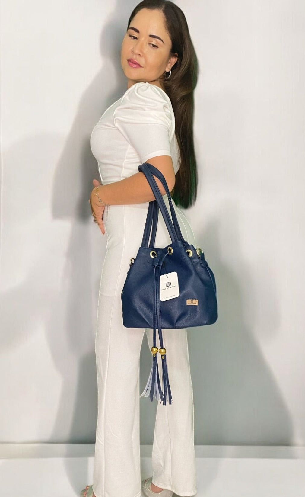 Bolso Bucket Iris Azul