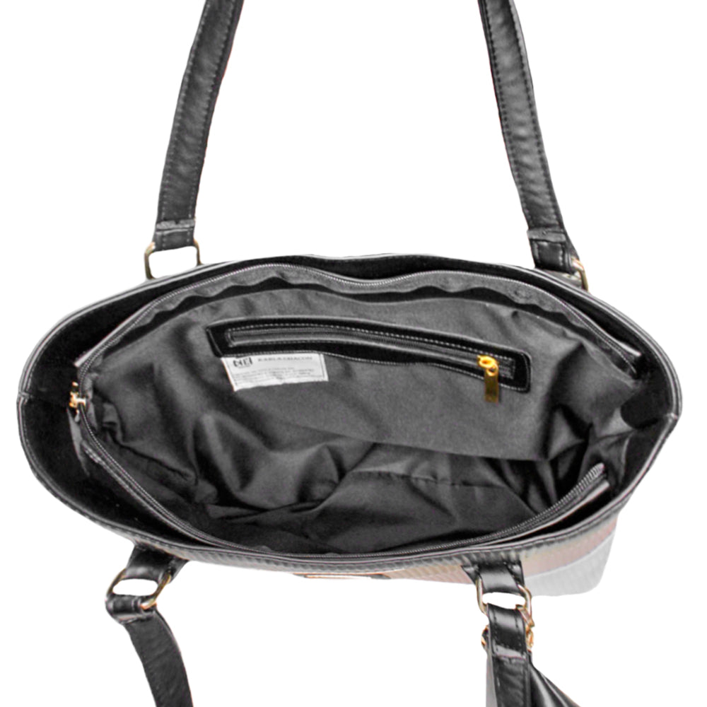 Bolso de hombro con monedero Irma Negro