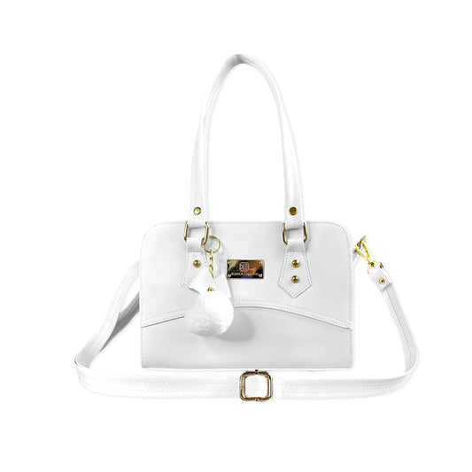 Bolso June Blanco Con Correa Ajustable