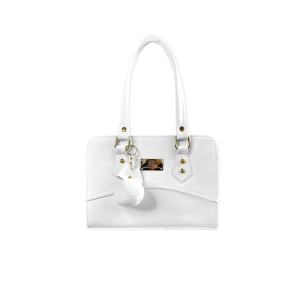 Bolso June Blanco Con Correa Ajustable