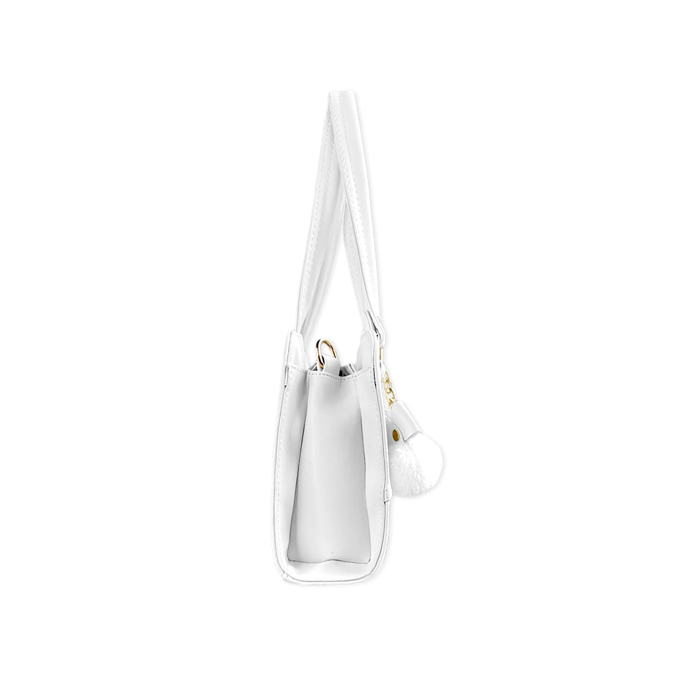 Bolso June Blanco Con Correa Ajustable