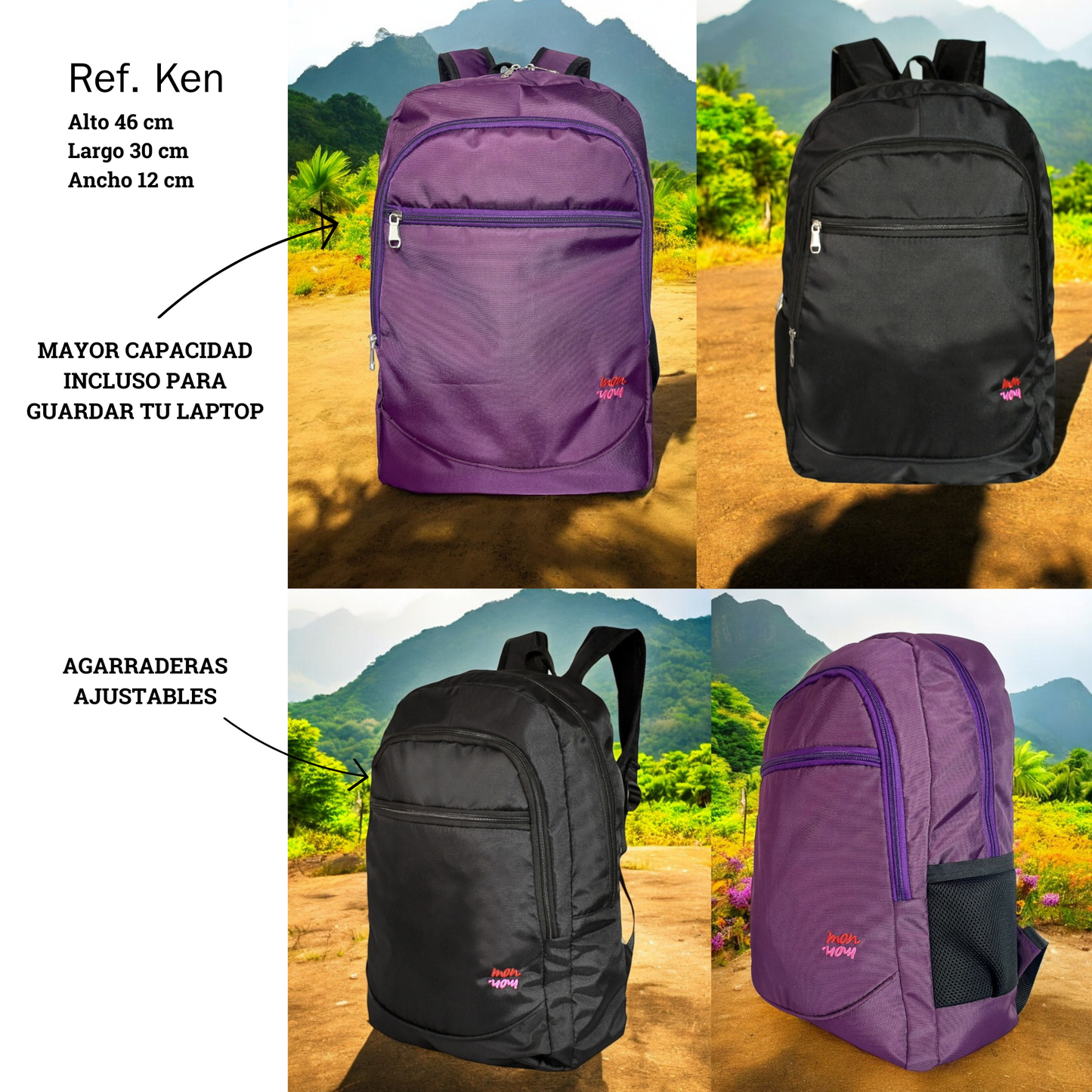 Bolso Morral Ken Morado