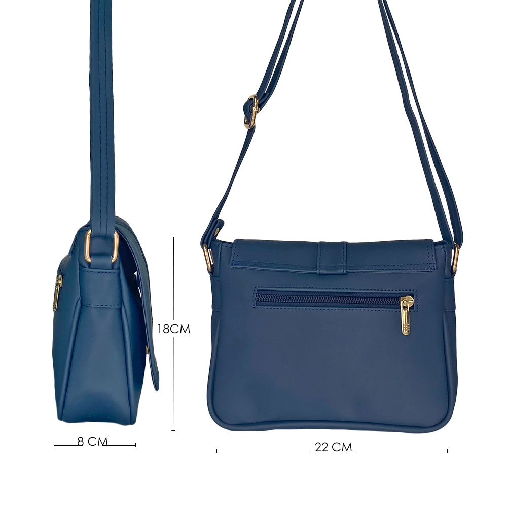 Bolso Manos Libres Lady Azul