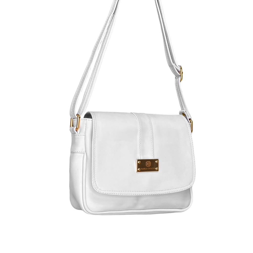 Bolso Manos Libres Lady Blanco