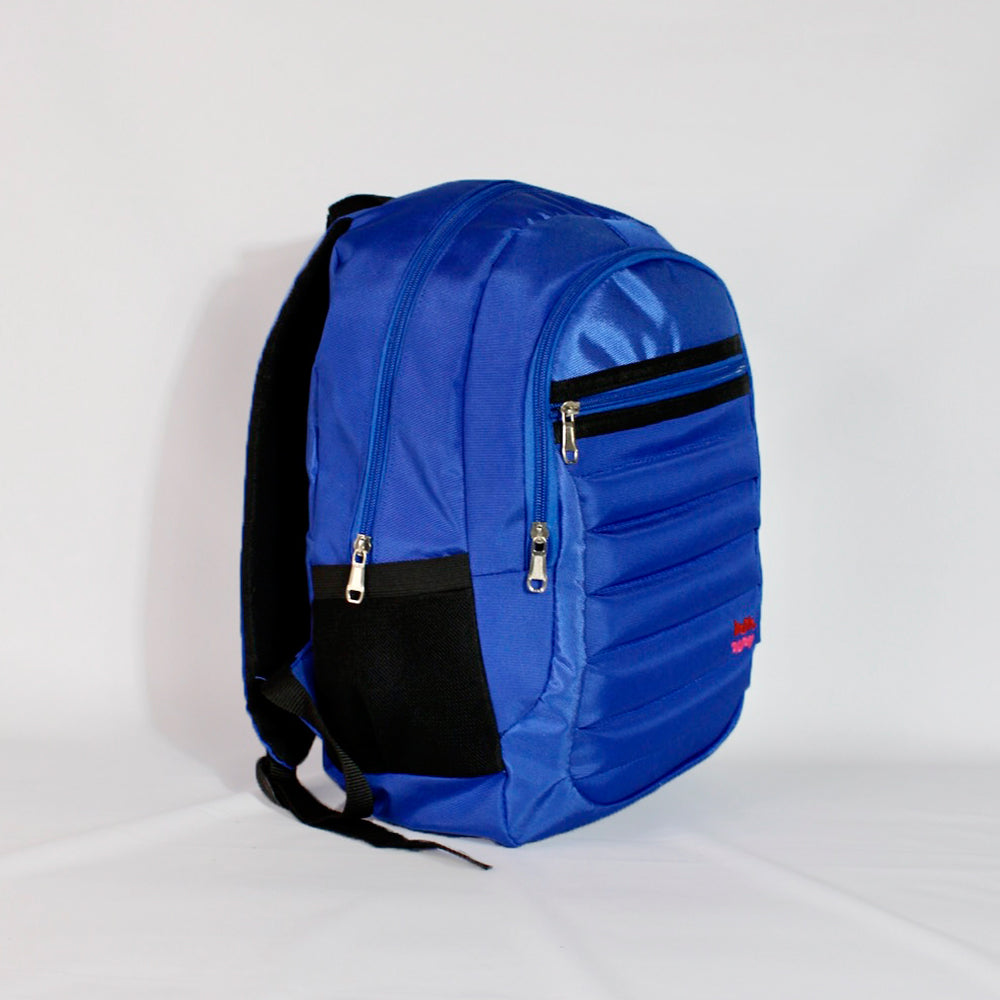 Bolso Morral Con Cartuchera Leo Azul