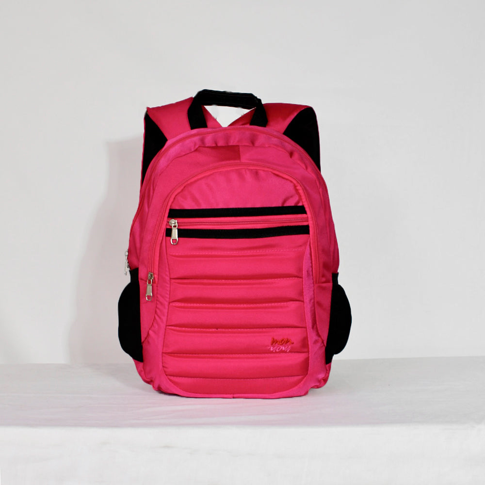 Bolso Morral Con Cartuchera Leo Fucsia