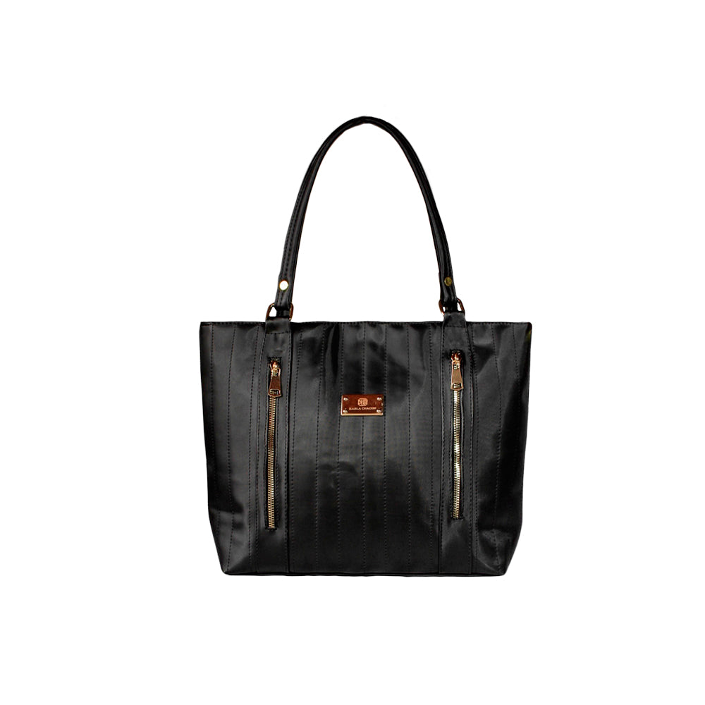 Bolso De Hombro con Cosmetiquera Lety Negro