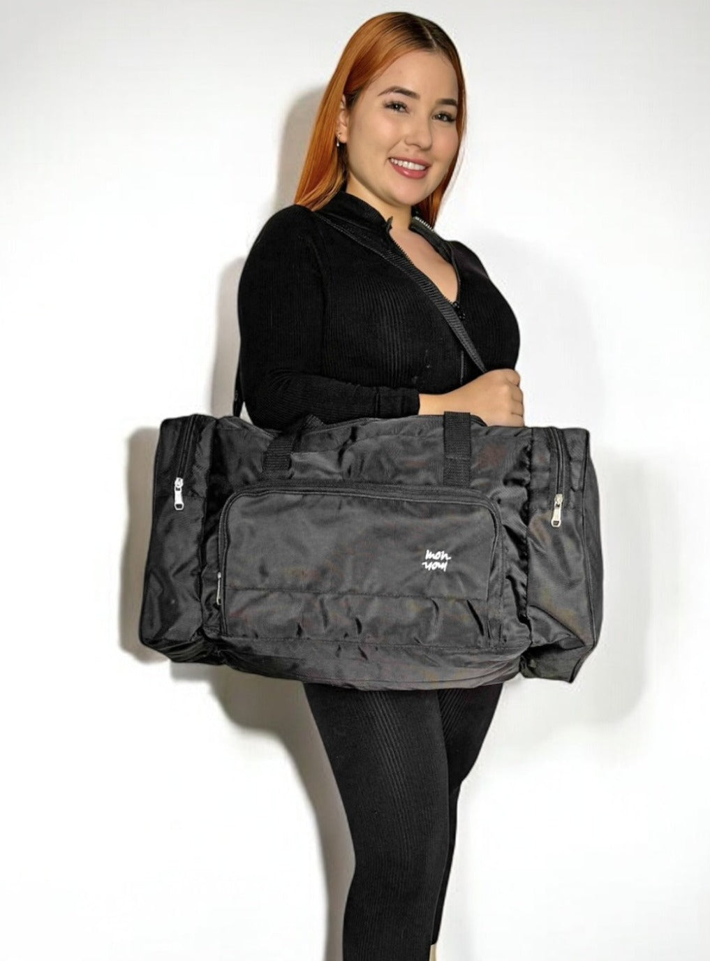 Maletin Bolso Viajero Deportivo Gym Liam Negro