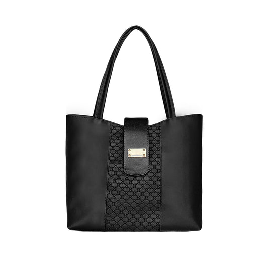 Bolso Grande con Cosmetiquera Lina Negro