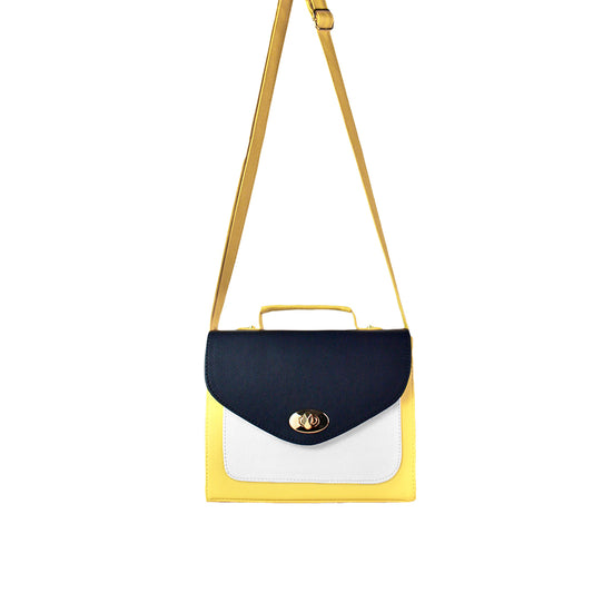 Bolso Lulu Amarillo Con Correa Ajustable