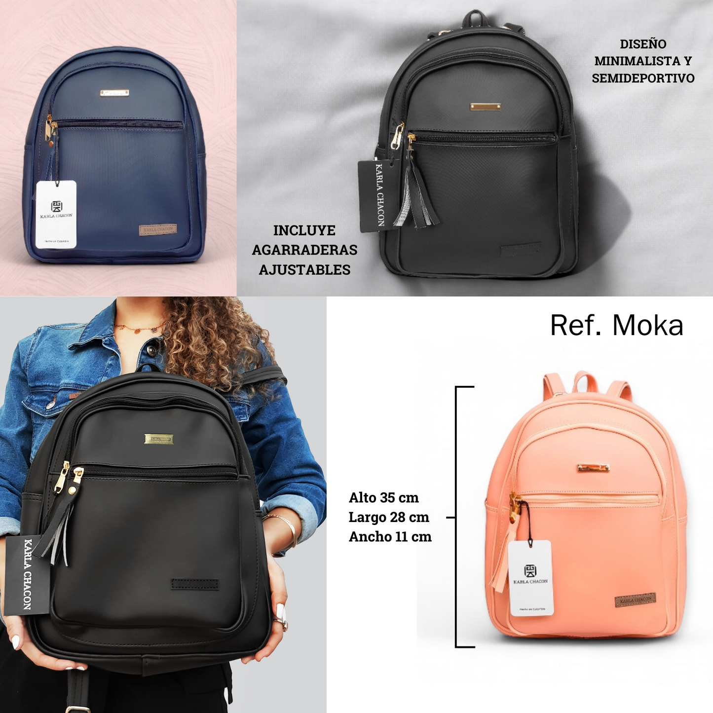 Bolso Morral Moka Azul