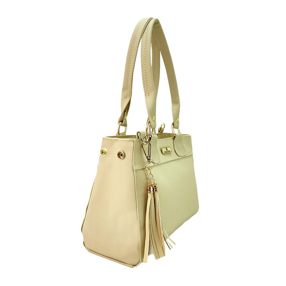 Bolso Naza Beige Con Monedero