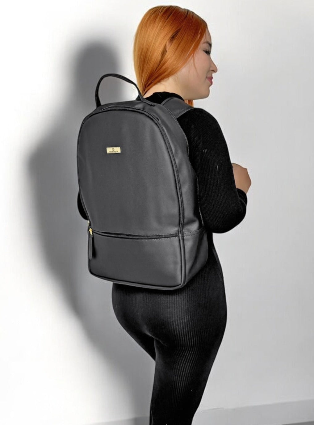 Bolso Morral Con Cartuchera Niah Negro Material