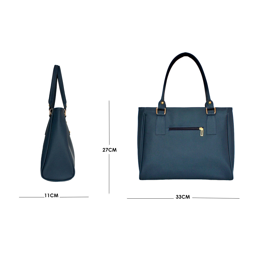 Bolso De Hombro con Monedero Olga Azul