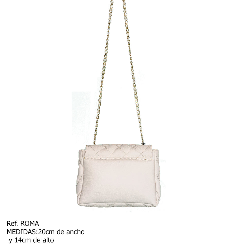 Bolso Manos Libres Roma Beige