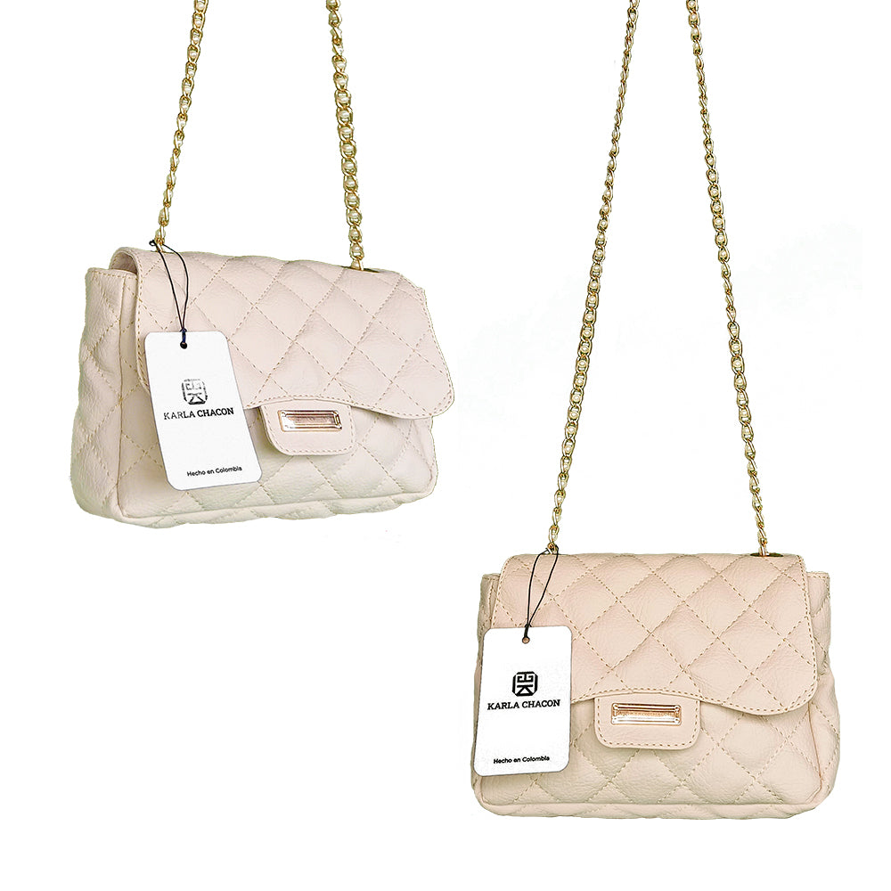 Bolso Manos Libres Roma Beige