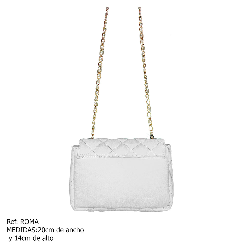 Bolso Manos Libres Roma Blanco