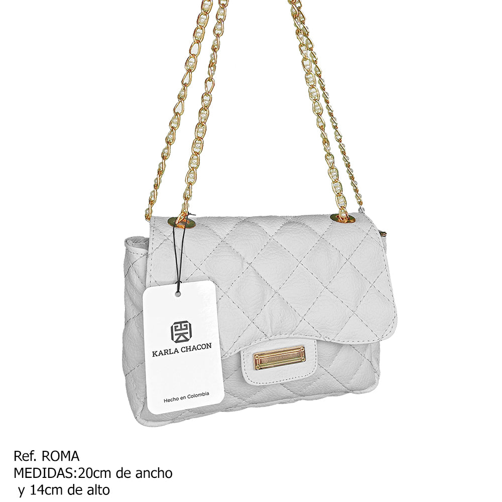 Bolso Manos Libres Roma Blanco