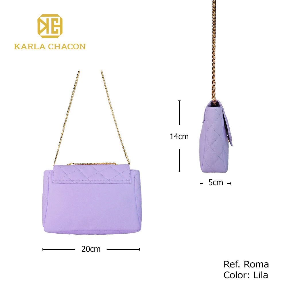 Bolso Manos Libres Roma Lila