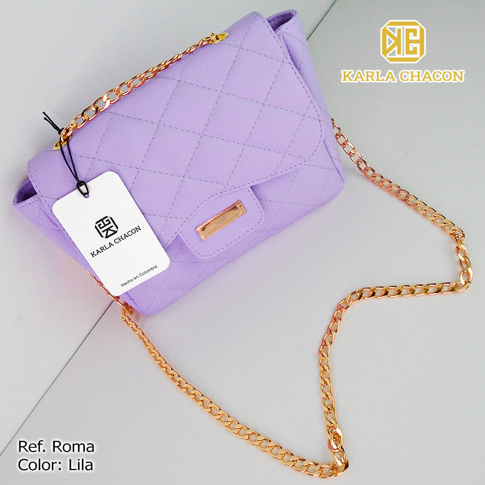 Bolso Manos Libres Roma Lila