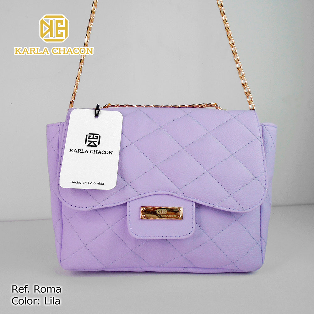 Bolso Manos Libres Roma Lila