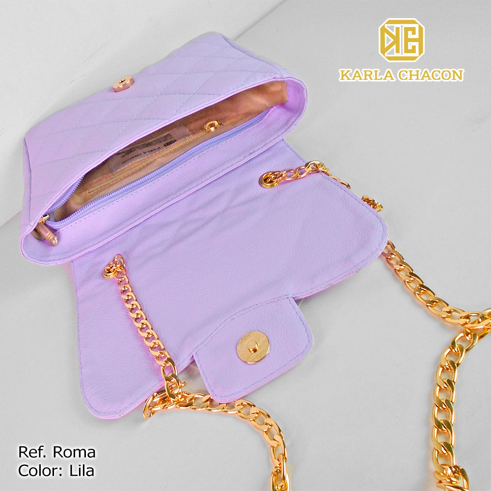 Bolso Manos Libres Roma Lila