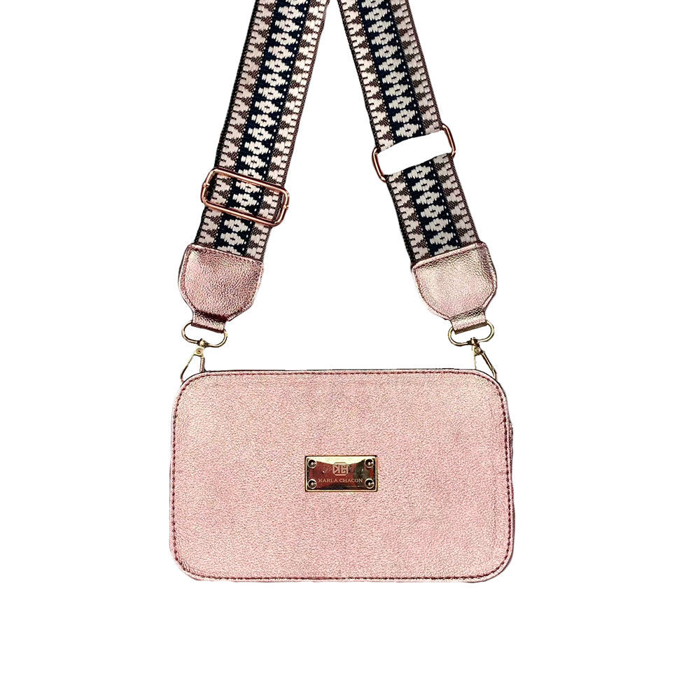 Bolso Manos Libres Vega Oro Rosa