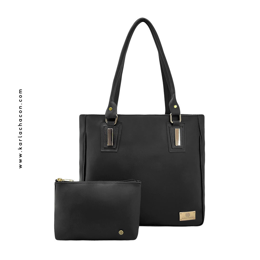 Bolso Vero Negro con Cosmetiquera