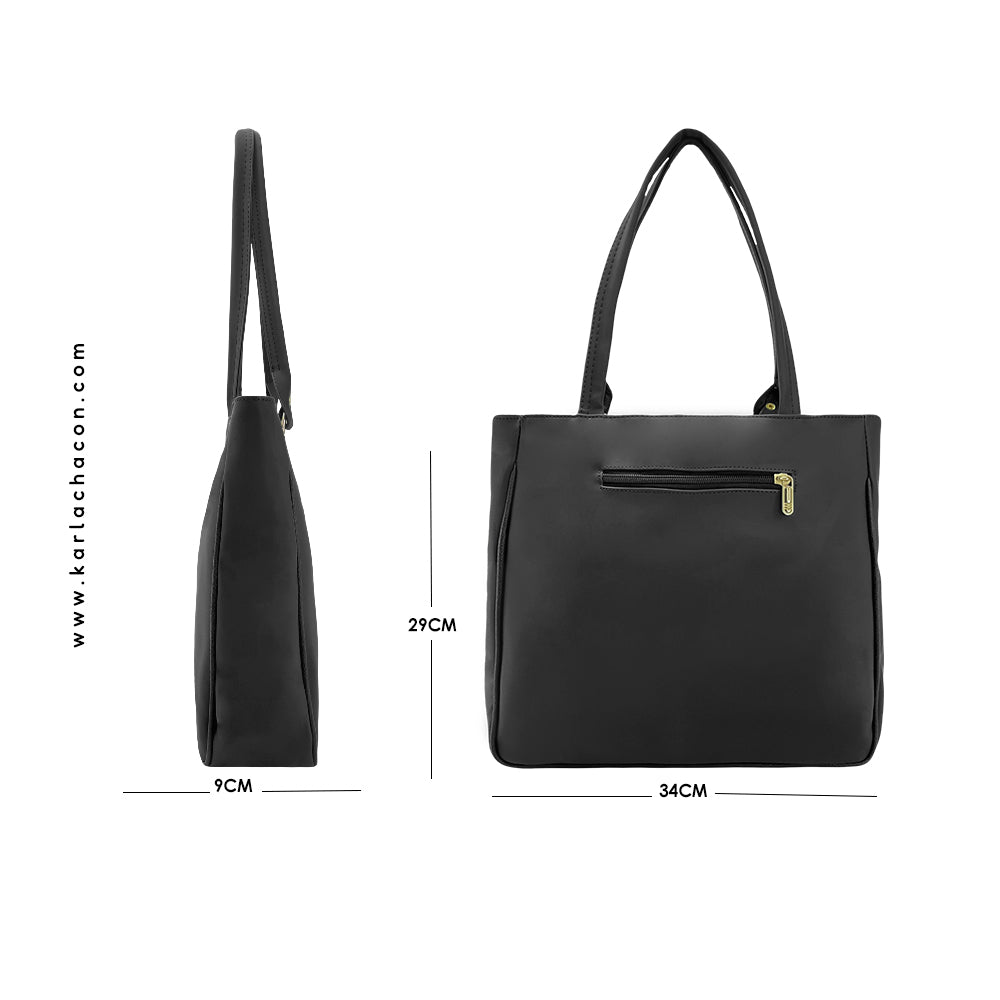 Bolso Vero Negro con Cosmetiquera