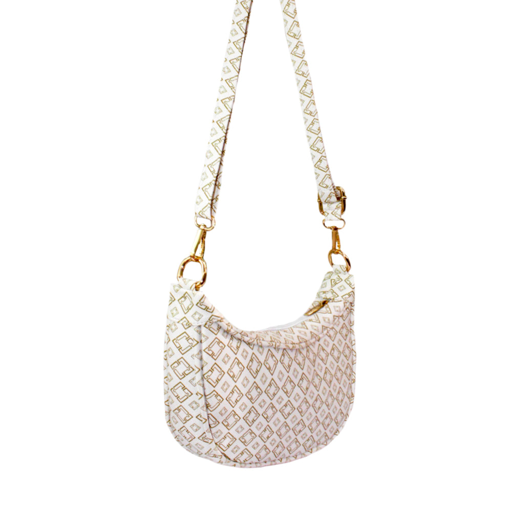 Bolso Zoey Beige Con Correa Ajustable