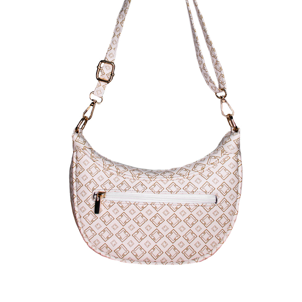 Bolso Zoey Beige Con Correa Ajustable